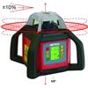 Metrica Autolivello Metrica laser rosso rotativo con piano inclinabile 4 maniglie