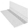 Fassa Bortolo Paraspigolo Fassa in PVC con rete in fibra di vetro preincollata lunghezza 2500 mm (Confezione da 25 e 50 Pz), 25 Pz