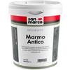 San Marco Rivestimento decorativo Marmo antico Bianco San Marco effetto travertino (Secchio 25 Kg)
