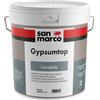 San Marco Idropittura lavabile per cartongesso Gypsumtop San Marco opaca per interni (Secchio da 4Lt o 14Lt), 14 litri