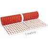 Dakota Rete da cantiere arancione Dakota Pro in polietilene a maglie ovali 1x50 metri