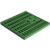 Dakota Coperchio a griglia con maniglia Dakota 400x400mm verde per pozzetto ispezione