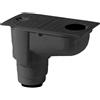 Dakota Pozzetto eco pluviale Dakota 235x125x220 nero per deflusso verticale acqua
