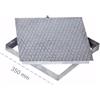 Dakota Chiusino a scomparsa Dakota 350x350x47mm in acciaio zincato