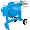 Polieri Betoniera a bicchiere silenziata Polieri Tech-PC 300lt monofase 1.5kW con ribaltamento pignone e corona