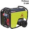 Pramac Generatore di corrente a benzina Pramac S5000 Trifase 5kW con predisposizione accessori, AVR e DPP