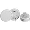 Dakota Griglie universali tonde Dakota Ø180mm imbocco 120-160mm (10pz)