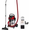 Einhell aspiratore solidi/liquidi TE-VC 2580 SACL 1,1kW aspirazione 200mbar, serbatoio inox 25lt