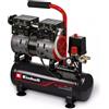 Einhell compressore carrellato TE-AC 110/6 Silent Plus serbatoio 6lt, portata 110 l/min
