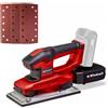 Einhell levigatrice orbitale a batteria TE-OS 18/230 Li Solo platorello 115x230mm, orbita 2,5mm