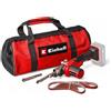 Einhell levigatrice a nastro a batteria TE-BF 18 Li - Solo braccio orientabile in borsa