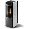 CS Thermos Stufa Garda 9 Stagna CS Thermos a pellet, Metallo Bianco, a fumi posteriore/superiore, 10,1kW