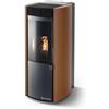 CS Thermos Stufa Garda 9 Stagna CS Thermos a pellet, Metallo Bronzo, a fumi posteriore/superiore, 10,1kW