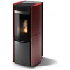 CS Thermos Stufa Garda 9 Plus Stagna CS Thermos a pellet, Ceramica Bordeaux, a fumi posteriore/superiore, 10,1kW