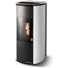 CS Thermos Stufa Arianna 10 Stagna CS Thermos a pellet, Metallo Bianco, a fumi posteriore/superiore, 10,8kW