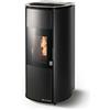 CS Thermos Stufa Arianna 12 Stagna CS Thermos a pellet, Metallo Nero, a fumi posteriore/superiore, 13,2kW