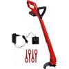 Einhell tagliabordi GC-CT 18/24 Li P larghezza taglio Ø24 cm in Kit con batteria e caricabatteria