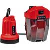 Einhell pompa a batteria GE-SP 18 LL Li - Solo per acque chiare, portata 4500 l/h