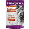 MONGE GEMON CAT ADULT STERILISED BOCCONCINI TACCHINO 100 GR.