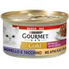 GOURMET GOLD INTRECCI DI GUSTO TACCHINO & AGNELLO 85 GR.