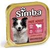 MONGE SIMBA PATE' CON MANZO & PISELLI 150 GR.