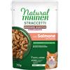 TRAINER NATURAL TRAINER CAT ADULT STRACCETTI STERILIZED BENESSERE DIGESTIVO SALMONE 70 GR.
