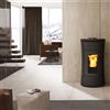 Edilkamin - Termostufa Pellet 5 Stelle Kw.14,2 Classe A++ Cherie H 14 Evo Varie Finiture