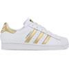 ADIDAS SUPERSTAR W BIANCO/ORO