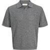 Jack & Jones Jorcassis Knit Twisted Split Neck Polo Jorcassis Knit Twisted Split Neck Polo Uomo (Pacco da 1)