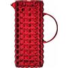 Guzzini Tiffany "diva" brocca caraffa rosso trasparente Lt. 1,75