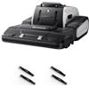 Lymow One Plus Robot Tagliaerba con 2 Set Lame Rotanti (Spedizione Separata), Navigazione RTK & Visiva, 7000 m²/giorno, Pendenza 45°, Taglio 30-100 mm, AWD Tutto Terreno, Controllo App