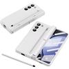 BAILI Custodia per Galaxy Z Fold 6 con penna stilo, Pellicola protettiva per lo schermo della Case Fold6 per Samsung Galaxy Z, cover per Fold6 con protezione per cerniera-Bianco