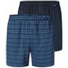 Schiesser Uomo 2 Pack Boxer Singolo Jersey - Jerseyboxer