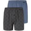Schiesser Uomo 2 Pack Boxer Singolo Jersey - Jerseyboxer