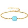 KOOUNUATA Dainty 18K Oro Moda Personalizzata Link Chain Braccialetti Minimalista Gioielli Handmade Per Le Donne Ragazze