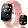 STECEi Smartwatch per uomo, orologio fitness con display HD, monitoraggio della frequenza cardiaca, del sonno e contapassi, Rosa
