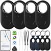 getpower Giorno per Android, tracker, smart Android, compatibile con Google Find Center, adatto per chiavi, portafogli, biciclette e valigie (nero)