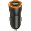 acce2s Caricabatteria Rapido Auto 20W Compatibile con A15, A25, A55, A35, A05s, S24+, S24 Ultra, S23 F.. Doppia Porta USB e USB-C, Ricarica Rapida 20 W