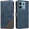 XINNI Cover per Xiaomi Redmi Note 13 Pro 5G/Poco X6 5G Case | Cellulare Libro Antiurto Flip Pelle PU/TPU