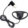 carotoe USB C / 3.5mm singolo lato auricolare con filo cuffie auricolari laterali per MP3 MP4 Player auricolare lato