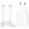 TYW 20W Caricabatterie rapido compatibile con Google Pixel 9 9Pro XL/ 8 8a/ 7 7a/ 6 6a/5 5 5a/4 4a/3 3a XL,Aptatore di tipo C, blocco di ricarica USB C con cavo 1M
