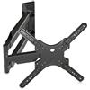 Suptek Supporto da parete per TV da 55, orientabile, inclinabile, estendibile, per la maggior parte dei monitor curvi da 32 a 55 pollici e TV al plasma fino a 31,8 kg, supporto a parete resistente