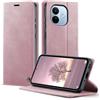 owlhold Cover per Xiaomi Redmi Note 17 Pro 5G Premium Pelle PU Portafoglio Flip Libro [Antiurto] [Blocco RFID] [Cavalletto] [Carta Fessura] Custodia per Xiaomi Redmi Note 17 Pro 5G - Rosa