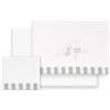 Interbaby Set Lenzuola Cotone Culla 50x80 cm Cicogna Orso Grigio | Set lenzuola culla e navicella 50x80 in flanella di cotone: lenzuolo con angoli, sopra e federa, inverno, regalo nascita