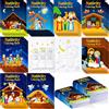 Cholemy 24 libri da colorare Natività Natività, attività religiose cristiane, bibbia, libro da disegno, per feste di Natale, chiesa, riempitivi sacchetti
