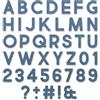 Sizzix Thinlits Alphanumeric Bold Set di Fustelle di Tim Holtz per Messaggi Personalizzati - 80 Pezzi