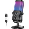 socodox Microfono Gaming RGB, con Bilanciamento Vocale,Noise Cancelling,Registrazion 24bit/192kHz,Mute&Monitoraggio, USB Microfono PC Condensatore per Podcast,Streaming,Twitch,ASMR,Compatibile con PS5/PS4/Mac