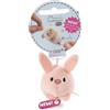 NICI 62381 Pibu Leprotto di Peluche Morbido, tenero Pupazzo per Coccole e Giochi, per Adulti e Bambini, 5 cm, Rosa