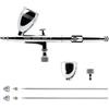 Gaahleri Kit aerografo, pistola aerografo a doppia azione gravità gravità 1/2 e 1/4 oz tazza fluido, ago 0,35 e 0,5 mm, set di spazzole d'aria convenienti trucco