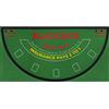Mondo Tessuti - Tappetino da gioco - Texas Hold'em Poker Black Jack Roulette - Alta Qualità Made in Italy (Black Jack)